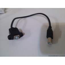 Mountable USB-B Female to Male Extension