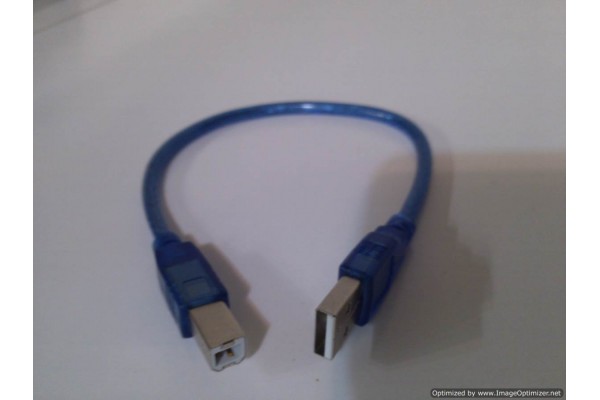 USB-A Male to USB-B Male Patch Cable