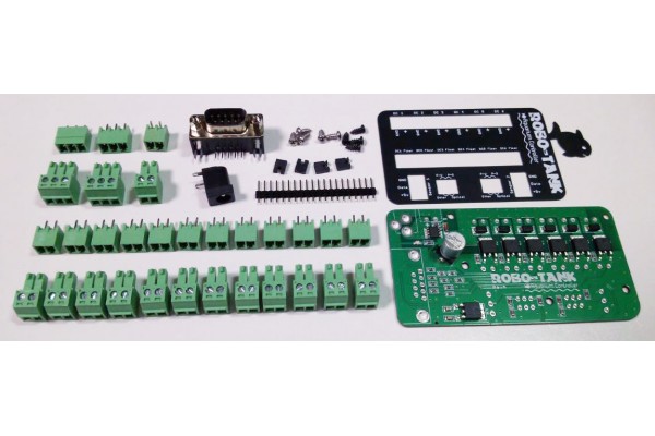 Reef-pi Extension - 6 DC Ports + 2 Sensor Ports DIY